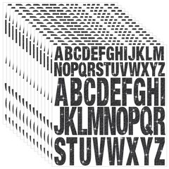 15 Sheets Letter Stickers 780 Pcs Glitter Capital Letters Large Self-Adhesive