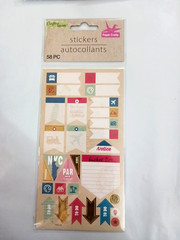 Large lot of scrapbook craft stickers 25 packs Family, summer, baby. Pop-up 3D +