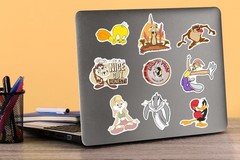 LOONEY TUNES VARIETY DIE CUT VINYL 50 CT STICKER PACK