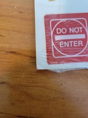 Vintage Hallmark Soft Satin Stickers Road Signs Stop Sign Yield 1983 Sealed