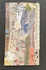 #2664 lot of 6 handmade clusters tags ephemera junk journals scrapbook – Tonya