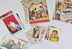 Scrap Victorian Advertising 50 Piece Craft Paper Scrapbooking Vintage Material