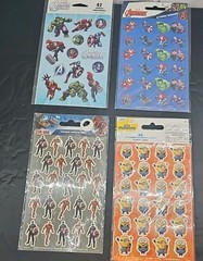 Lot Of 8pks/ 6 Sheets New Avengers Toy Story 3 Minions etc Kids Movie Characters