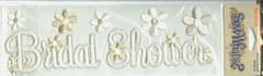 Bridal Shower Bride Wedding Party Sticko Sew Whats Embroidery Title Stickers
