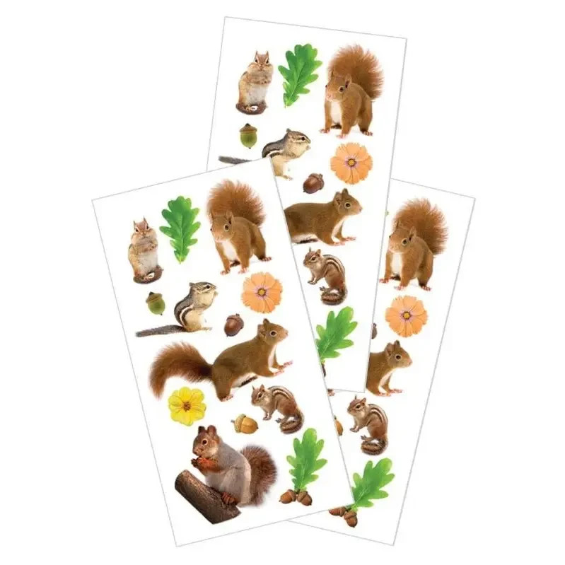Paper House Squirrel Chipmunk Stickers Fall Scrapbooking Journals Planners