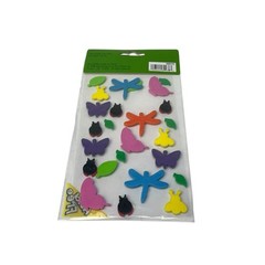 Vintage 2006 Busy Kids Camp Insects Crafts Art 3D Foam Stickers NEW Sealed
