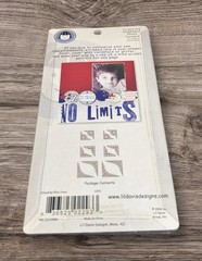 2006 Stripped Chip Chipboard Photo Corners 12 Pieces Lil Davis Designs NEW