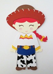 Toy Story Jessie Woody Buzz Slinky Alien Bullseye Rex ONE Scrapbook DieCut Paper