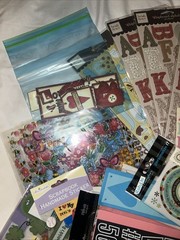 Mixed Lot of 125+ Scrapbook Stickers Die Cuts NEW Jolees Sticko, Heidi..,.
