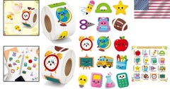 Vibrant 1000-Piece Back to School Sticker Collection – Perfect for Decor