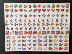 Vinatge 1996 Binney & Smith Inc Stickers (4 Sheets) – Scrapbooking Embelishments