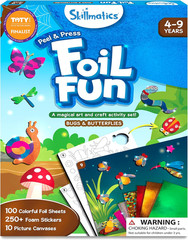 Foil Fun – Pretty Patterns, 18 DIY Magnets Mess-Free Art, Colorful Creative Part