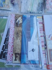 Huge Scrapbooking Card Making Craft Supplies Paper Stickers Embellishment Lot
