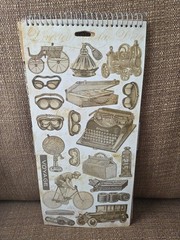 Tim Holtz Salvage Stickers French Industrial idea-ology – complete set of 71