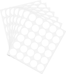1″ round Colored Dot Stickers Labels,660 Pack,Orange