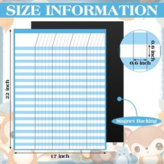17 x 22 Inch Large Magnetic Dry Erase Incentive Chart Homework Progress Track…