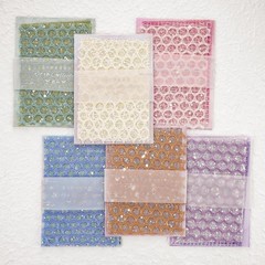 90 Sheets Scrapbook Paper & Decorative Mesh Fabric Assorted Set 6 Pack Mixed