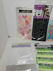 Scrapbooking Sticker Craft Lot 10 Packs Jolees Dazzles 3D Vellum Rub-Ons Bubble