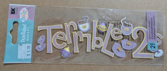 RARE Jolee’s Terrible 2’s Two’s Baby Toddler Kids Scrapbooking Title Stickers