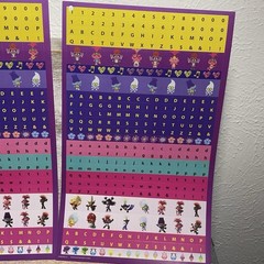 Trolls World Tour 3 Regular Sticker Sheets With Letters CHECK ALL PHOTOS BELOW