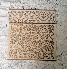 Eight Handmade 28 Pound-8.5 x 11 Inch Coffee Dyed Paper for Your Journals-Set 1
