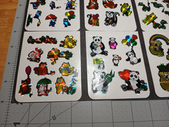 Vintage 1980s Prism Sparkle Unicorn Stickers BJ & More 100+ Lot of 12 Sheets NEW