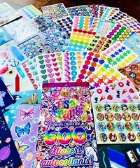 979+ STICKERS Smiley Faces Hearts Stars Rainbows Unicorns Princess WHOLESALE