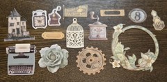 Junk Journal Kit Vintage Style Paper Stickers Tags Tickets Images Ephemera Craft
