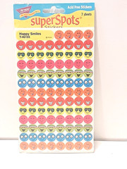 Vintage Lot of 5 New Sealed 1998 Trend Super spots Stickers