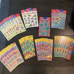 Vintage Assorted Stickers Lot Gibson American Greetings 31 New Packs – Sealed