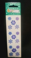 Sandylion Christmas Snowflakes Sticker Prismatic Winter 1 Sheet VTG New