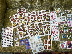Huge Lot Vintage Scratch And Sniff Stickers and non sniff sticksniff stickers