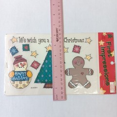 Provo Craft First Impressions Folk Art Merry Christmas Rub-On Transfers