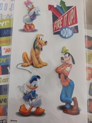 Vintage EK Success Disney Mickey Mouse Scrapbook Sticker Theme Pack Lot of 7