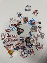 Patriotic USA Sticker Pack America Red White And Blue Various Designs