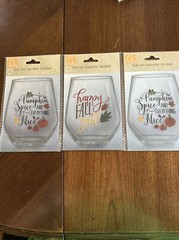 Crafters Square Ceramic 3 Stickers Lot