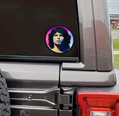 The Doors Jim Morrison Psychedelic Premium Vinyl Sticker Decal 3in FREE SHIPPING