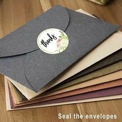 1″ Round Thank You Stickers Assorted Floral Pattern Self Sealing Labels 500Pcs
