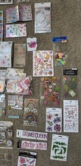 Large Lot of Pop Up Stickers, Rubbing, Flat, Diecuts, Scrapbooking Variety