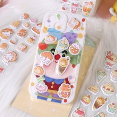 Cute Themed Decorative 3D Sticker Set for Journaling Stationery Decoration DIY
