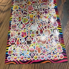 Lisa Frank Sticker Book 5 Sticker Sheets 600 Stickers Bendon Aged 3+ NEW 2019