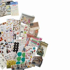 Huge Sticker Lot Scrapbook Planner Kawaii Vintage Ephemera Craft Bundle Destash