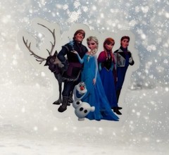 Sticker Pack | Frozen | Water Resistant | Clear |Elsa | Anna | Olaf