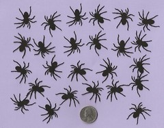 Spider Die Cuts, 25 or 50 pcs. – Halloween Die Cuts – ANY COLOR – Junk Journal