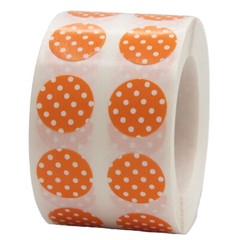 Circle Polka Dot Stickers | 0.5″ Inch Round | 1,000 Pack | Pick One Color