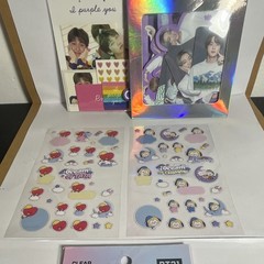 Used BTS 2021 Muster Sowoozoo Stickers BT21 Chimmy Dream Sheet RM Photocard Lot