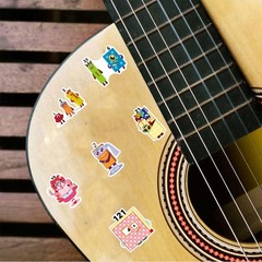 52pcs Early Education Puzzle Animation Stickers Pack, Aesthetic Vinyl Waterpr…