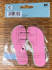 RARE Jolees Flip Flops🩴Thongs 3D Beach Summer Vacation Ocean Scrapbook Stickers