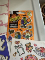 VTG 80s/90s/Y2K New & Partial Sticker Lot Puffy Scratch N Sniff Cabbage Patch