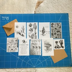 Cowboy & Cowgirl Western Bundle – Curated Ephemera Pack – 2
